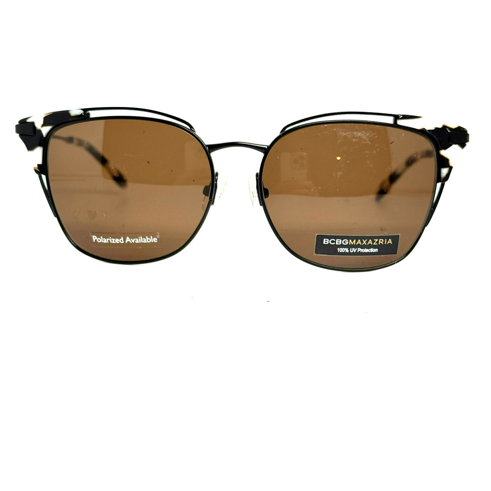 BCBGMAXAZRIA “RACY” NOS Black/White Marble Sunglasses 55-16-140 20730